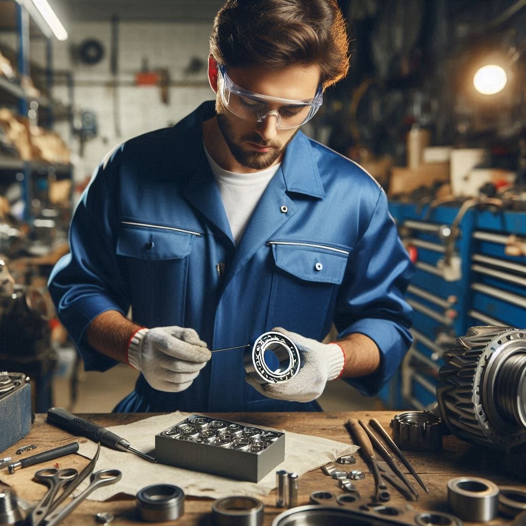 Beton santrali mekanik parçalarının yağlanması